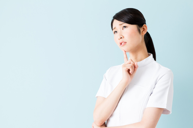 正中のずれが起こって困る女性