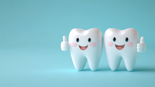 健康な乳歯のイメージ