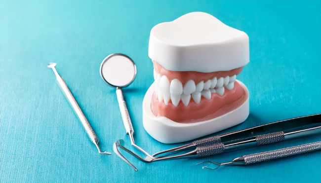 歯の寿命を延ばすために定期的に歯科検診 やメンテナンスを受けるイメージ