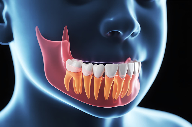 子どもの顎と歯並びのCG
